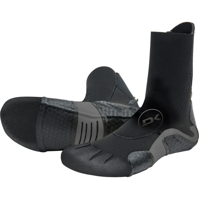 Гидротапки DAKINE UNISEX QUANTUM ROUND TOE BOOT 5mm Black, размер 10 DK22U5QRTB (0604565452801)