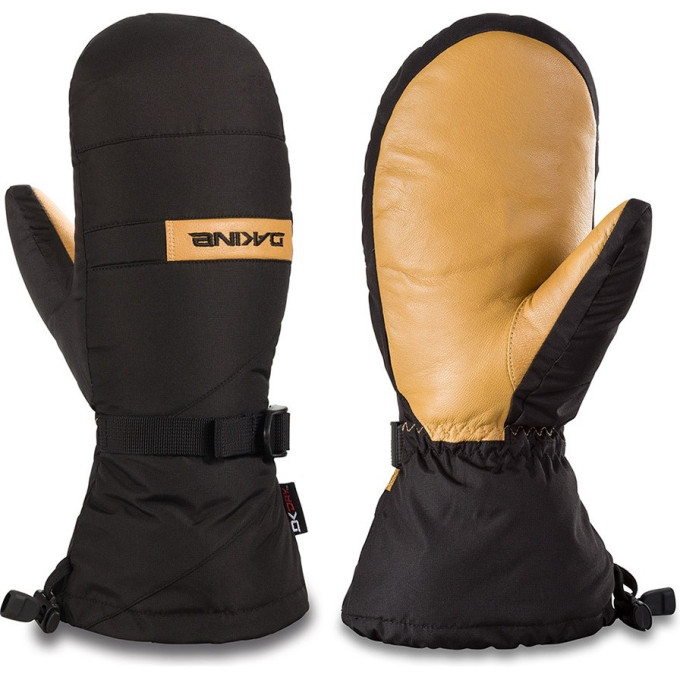 Варежки DAKINE NOVA MITT BLACK/TAN Размер L 10003162 (0610934364866)